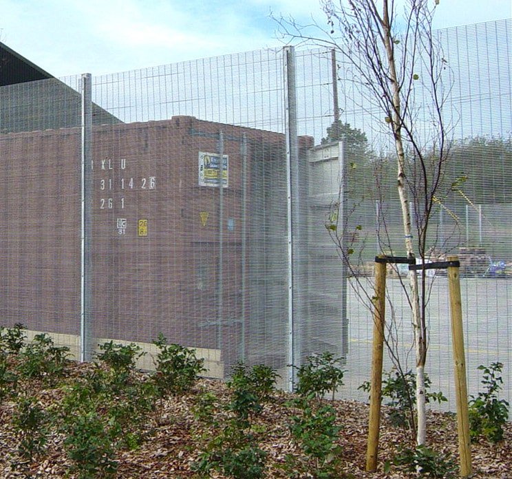 Galvanised 358 fence panel
