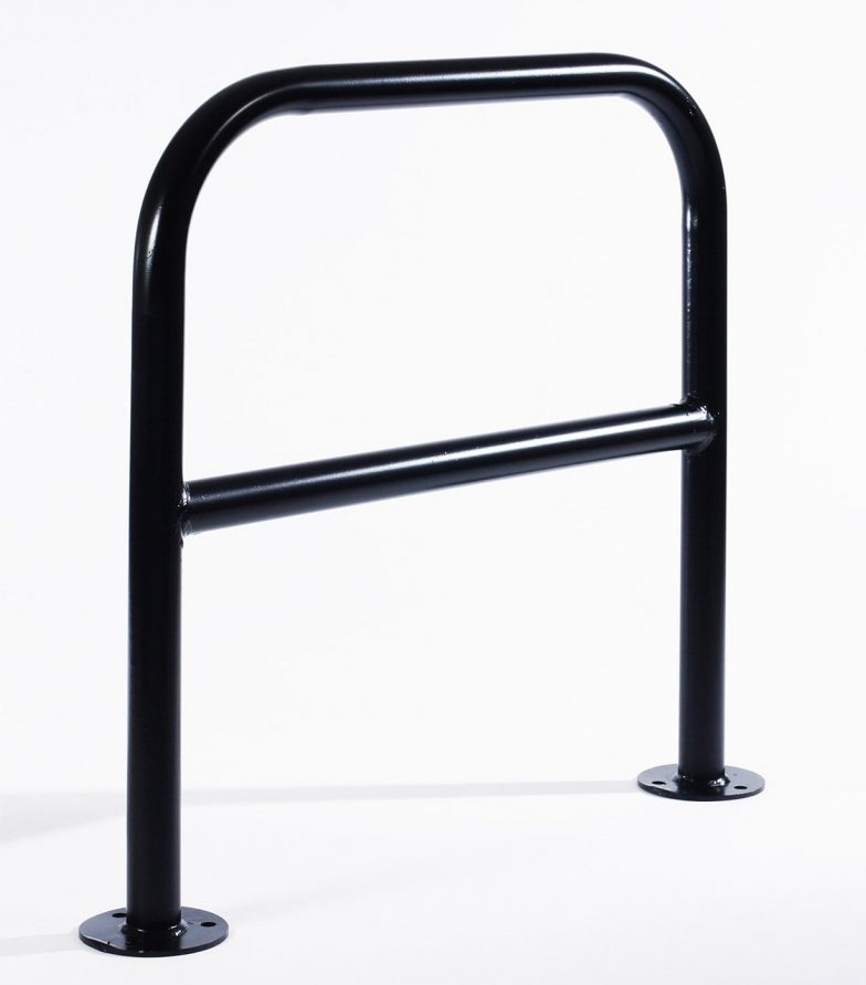 Galvanised coated sheffield plus bilton cycle stand