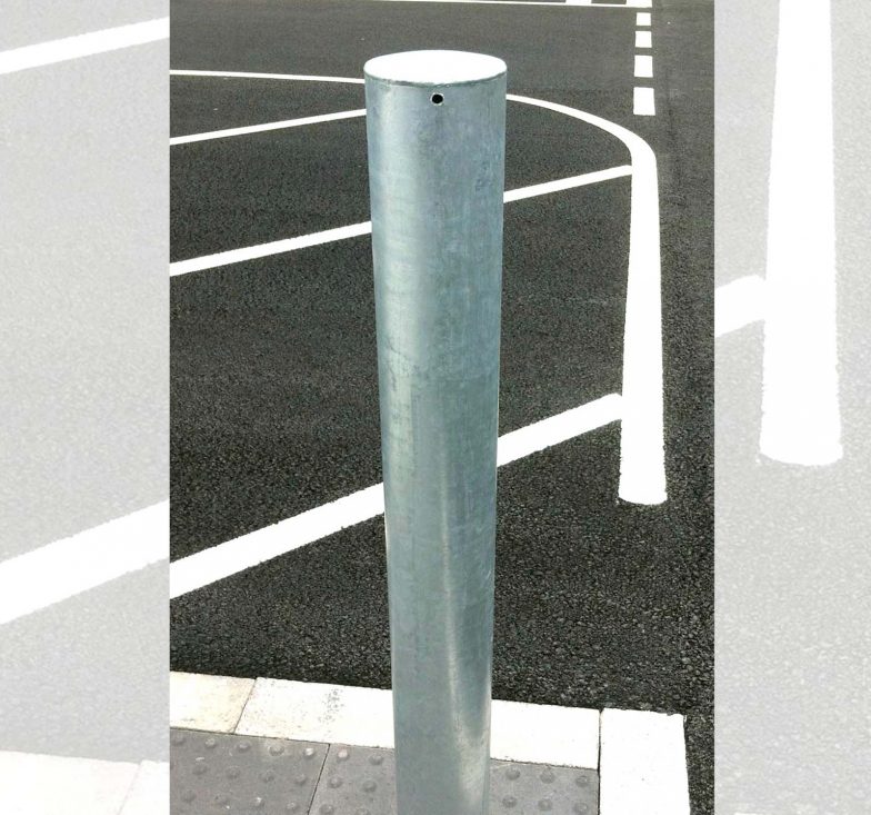 Galvanised bollards