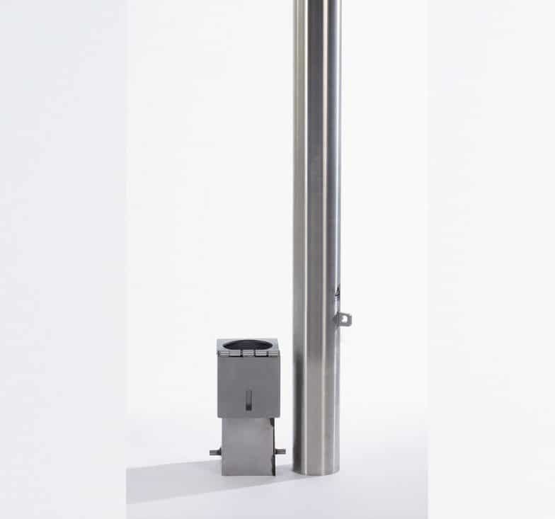 Stainless steel removable bollards