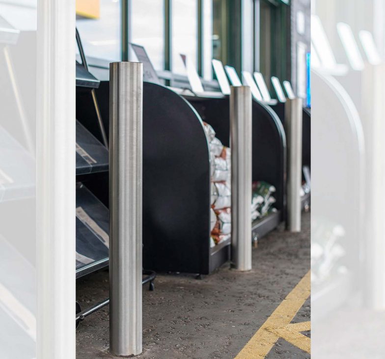 Supermarket bollards