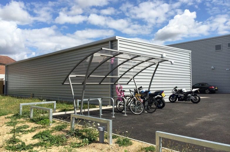 Bowland cycle shelter