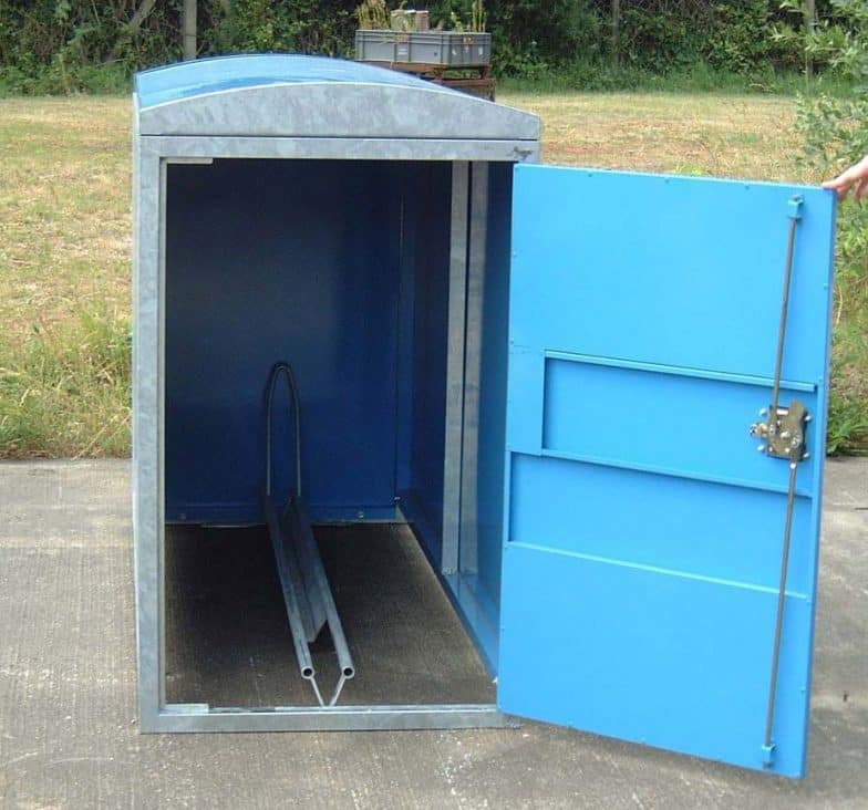 Clad cycle lockers