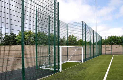 Football field fencing