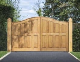 hardwood gate