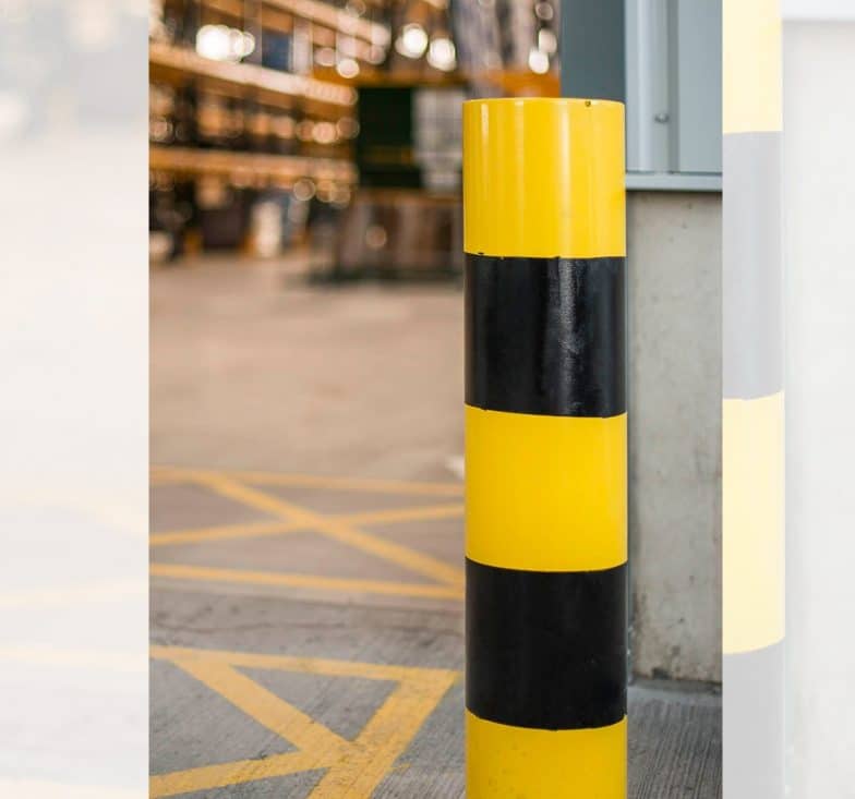 Hi vis bollards