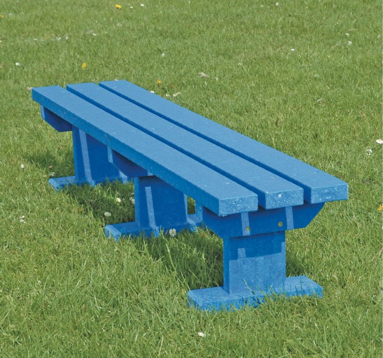 Blue junior sturdy bench