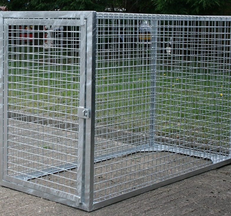 Mesh cycle lockers