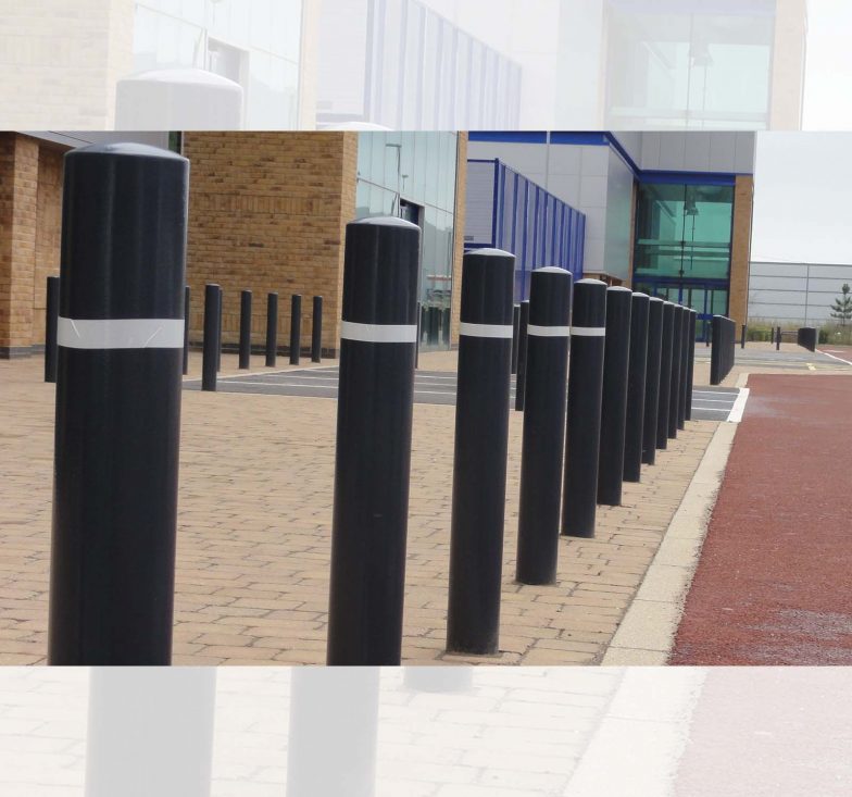 Steel bollards