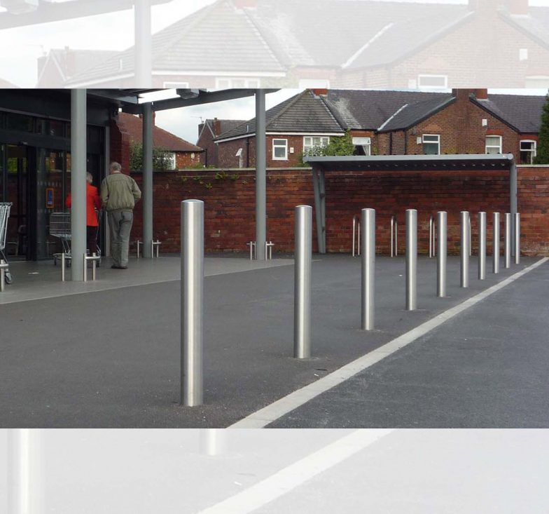 Stainless steel bollards