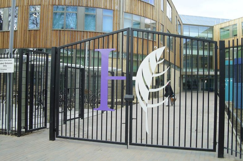 Elegant Bespoke manual Gate for Hibury grove school in London