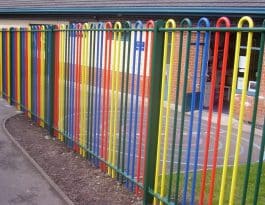 Ultra bar spectrum bow top railings