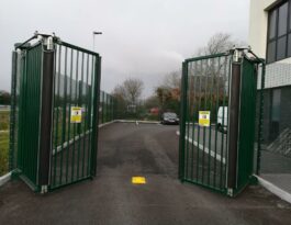 Bifold Speed Gates: Rapid entrance solution for a Polique HQ