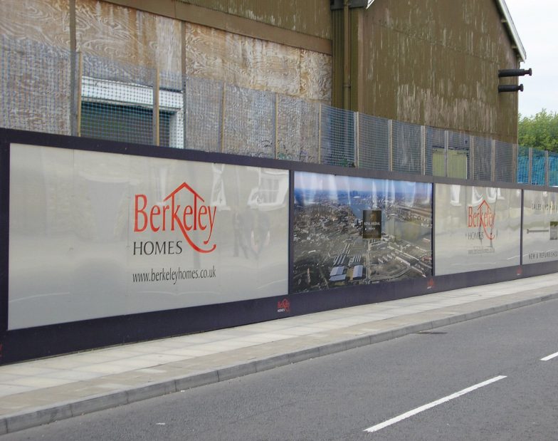 Aluminium Hoarding Installation by Procter Contracts