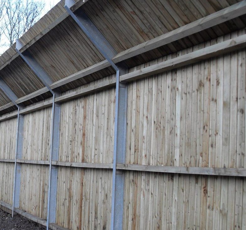 Acoustic fence in Aberdeen