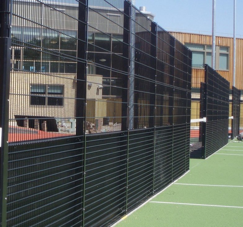 Weldmesh fence for business college