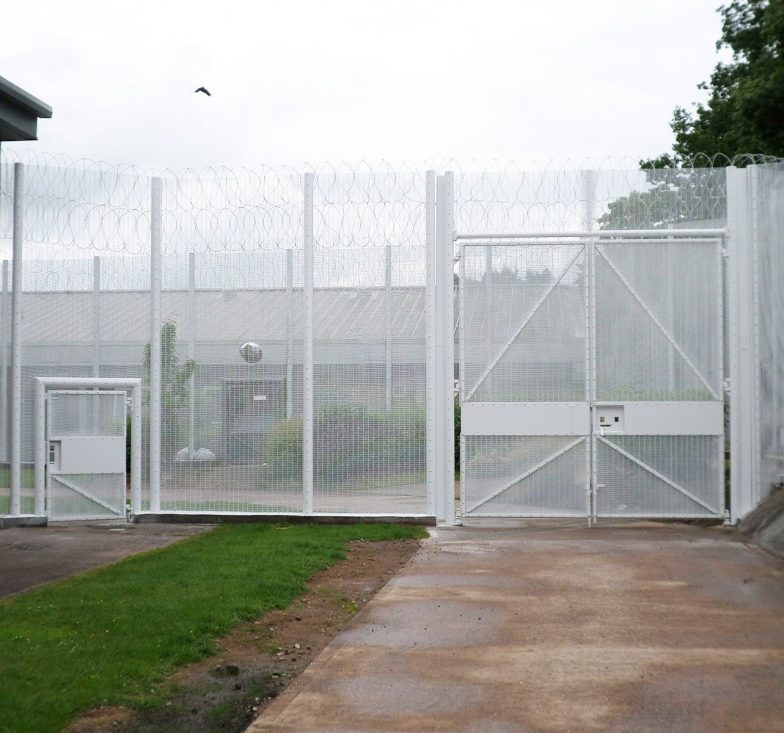 high security fence gate