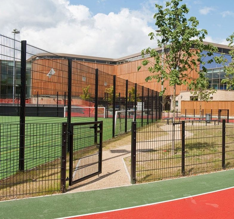 running track fence