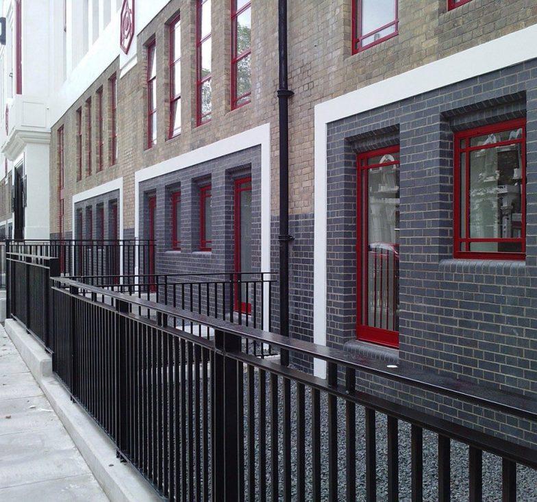 Tubular Railings securing a residential property