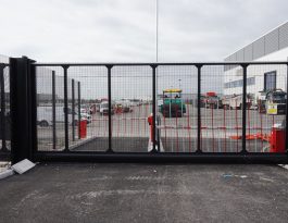 security rated gate in situ