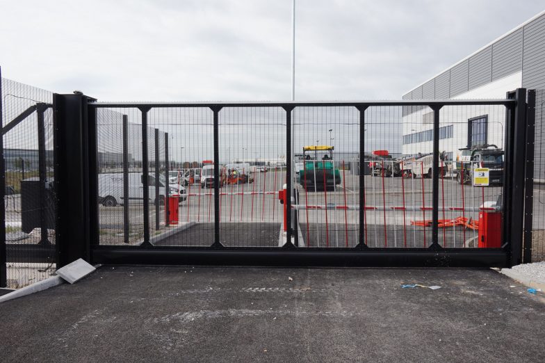 security rated gate in situ