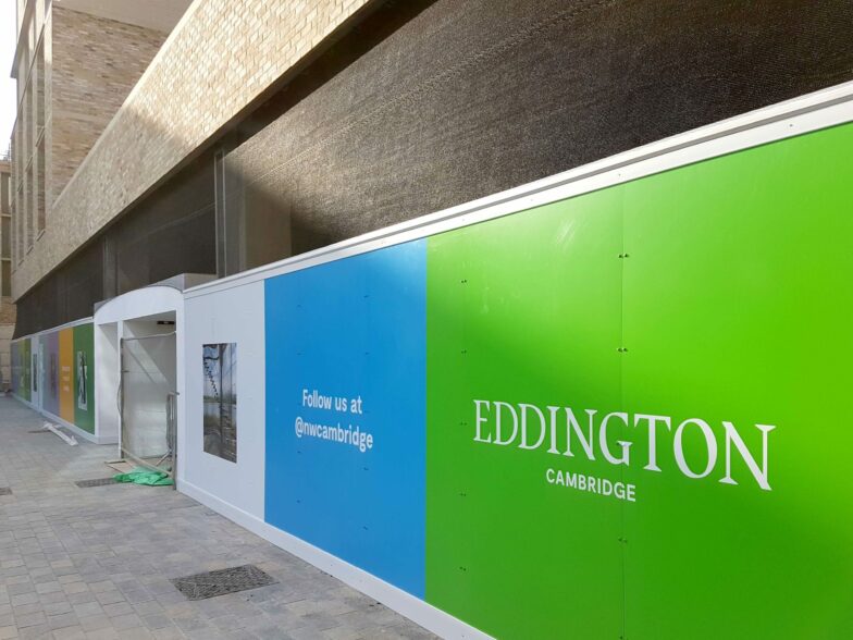 Eco-friendly hoarding panels